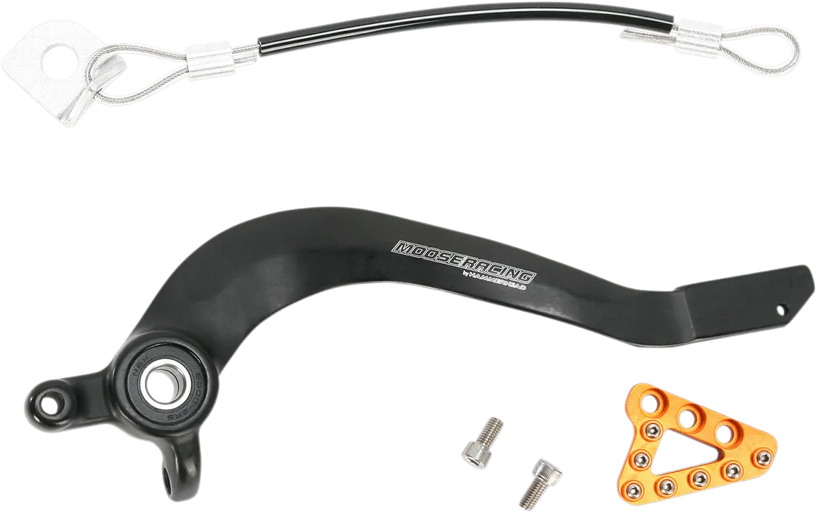 Moose Offroad 1610-0342 Orange Billet Brake Pedal 2003-2017 Ktm 85Sx 105Sx 85Xc 1