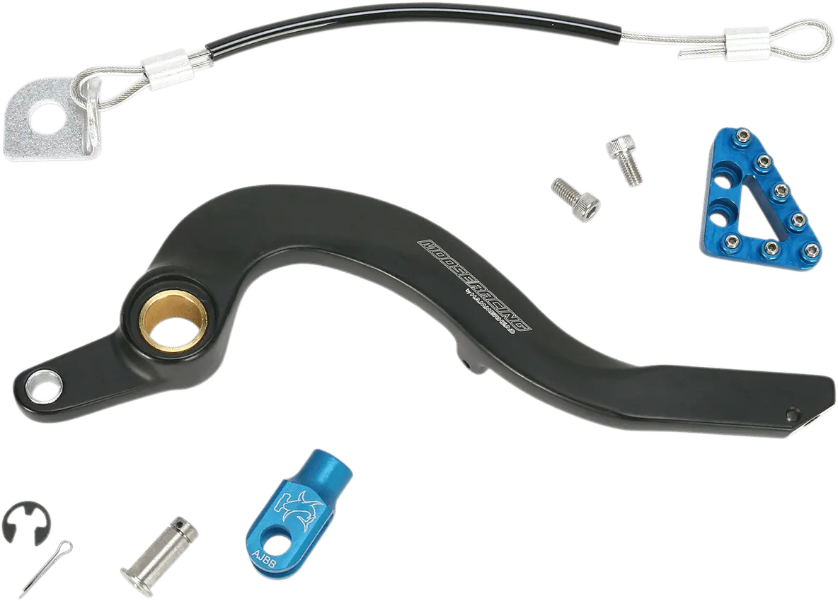 Moose Offroad 1610-0348 Forged Blue Brake Pedal 10-24 Yamaha Yz250f Yz250fx 1