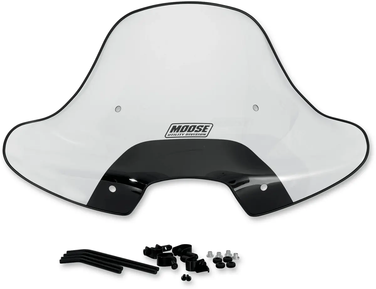 Moose Offroad Atv Windshield With Headlight Cutout - Part Number Lema100-0018 1