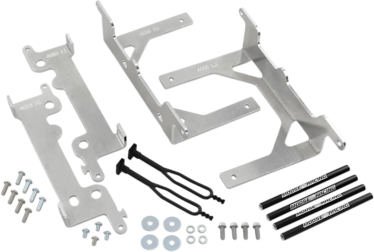 Moose Offroad Beta 11-4018 Radiator Braces - Heavy-Duty Aluminum Support For Off-Road Vehicles 1