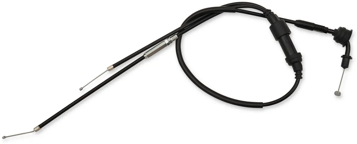 Moose Offroad Black Vinyl Throttle Cable For Yamaha 45-1210 - 33 Inch Length 1