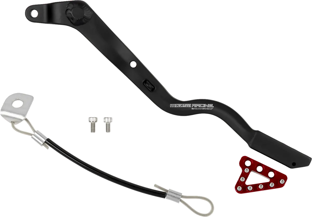 Moose Offroad Brake Pedal - Red - Honda Xr650l (1993-2024) - 82-0114-21-10 1