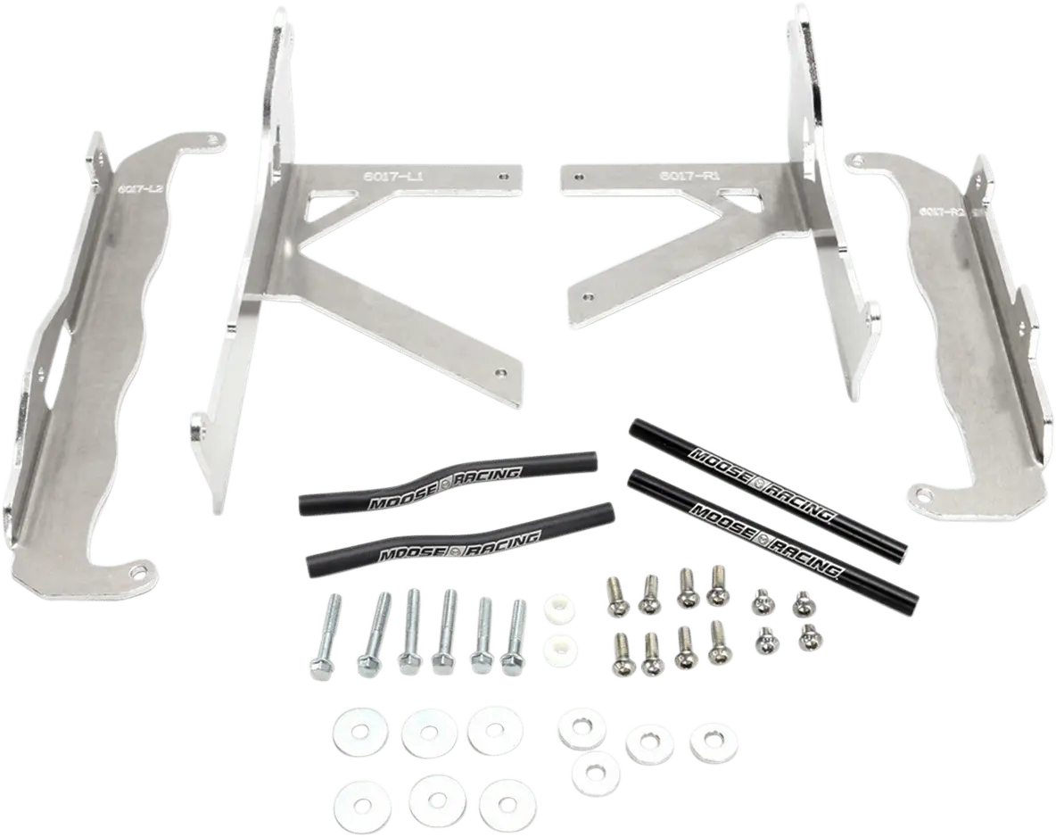 Moose Offroad Honda 11-6017 Radiator Braces - Heavy-Duty Aluminum Support For Radiators 1