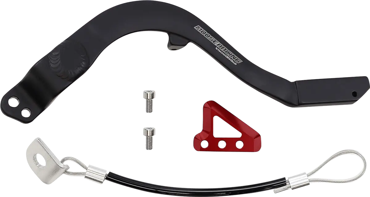 Moose Offroad Honda Brake Pedal - Red - 2021 Honda Crf300l - 82-0111-21-11 1