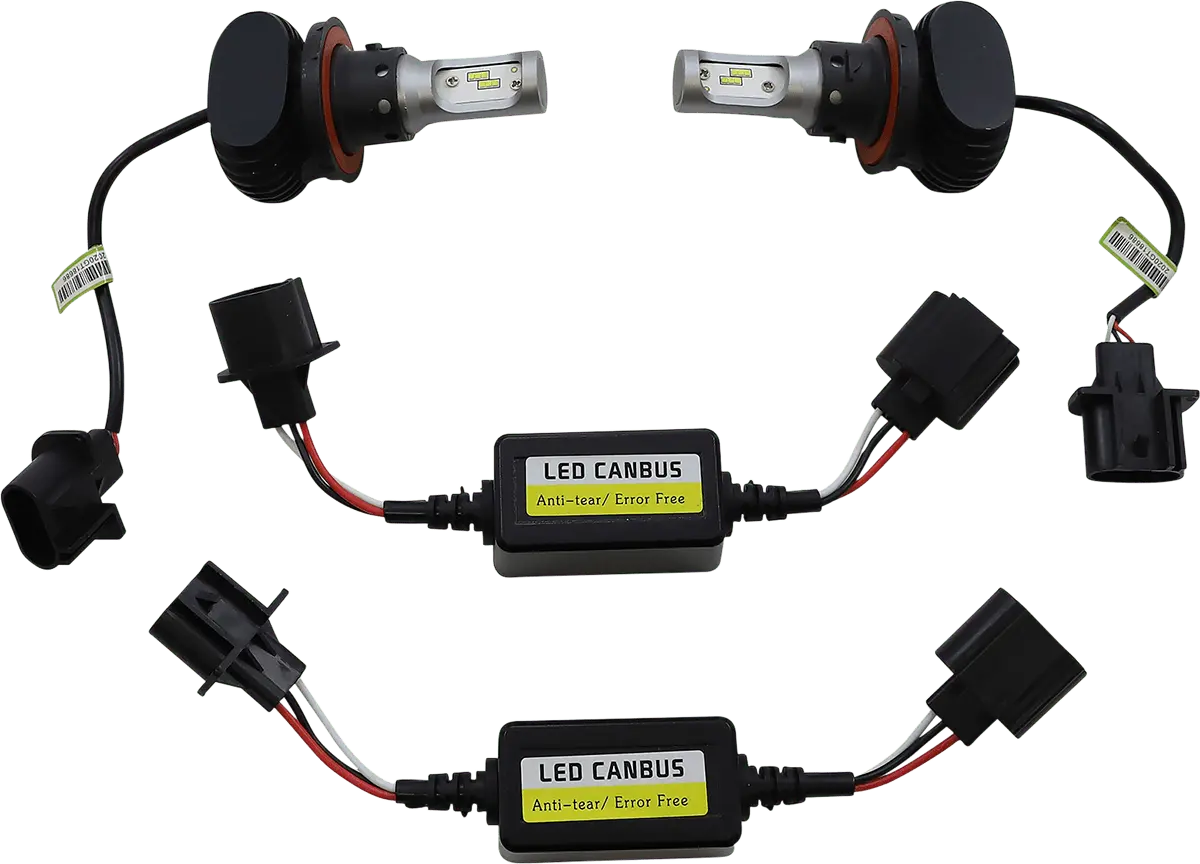 Moose Offroad Led Headlight Bulbs For Polaris Q20-5001 - Plug And Play Replacement 1