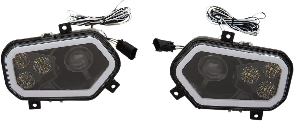 Moose Offroad Led Headlight For Rzr 800/900 - Black Part 100-3373-Pu 1