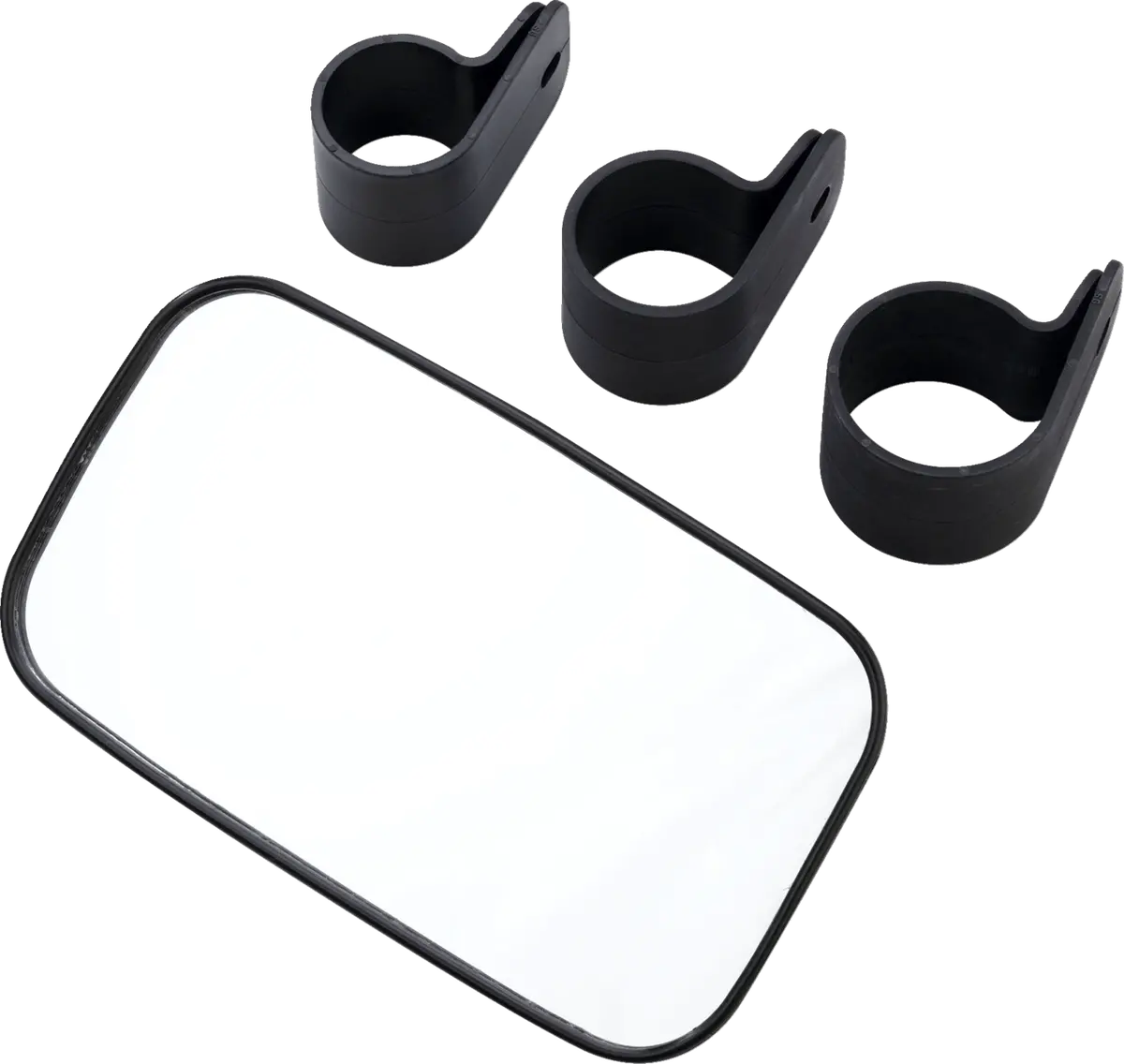 Moose Offroad Moose Offroad Mirror - Rear/Side View - Rectangle - Black Q60-6001 Q60-6001 1