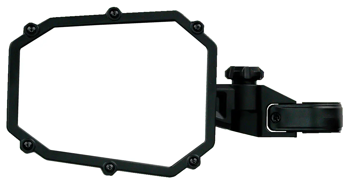Moose Offroad Moose Offroad Mutvmir-Es1-Ccs Side View Octagon Mirror With Custom Clamp System For Utvs Mutvmir-Es1-Ccs 1
