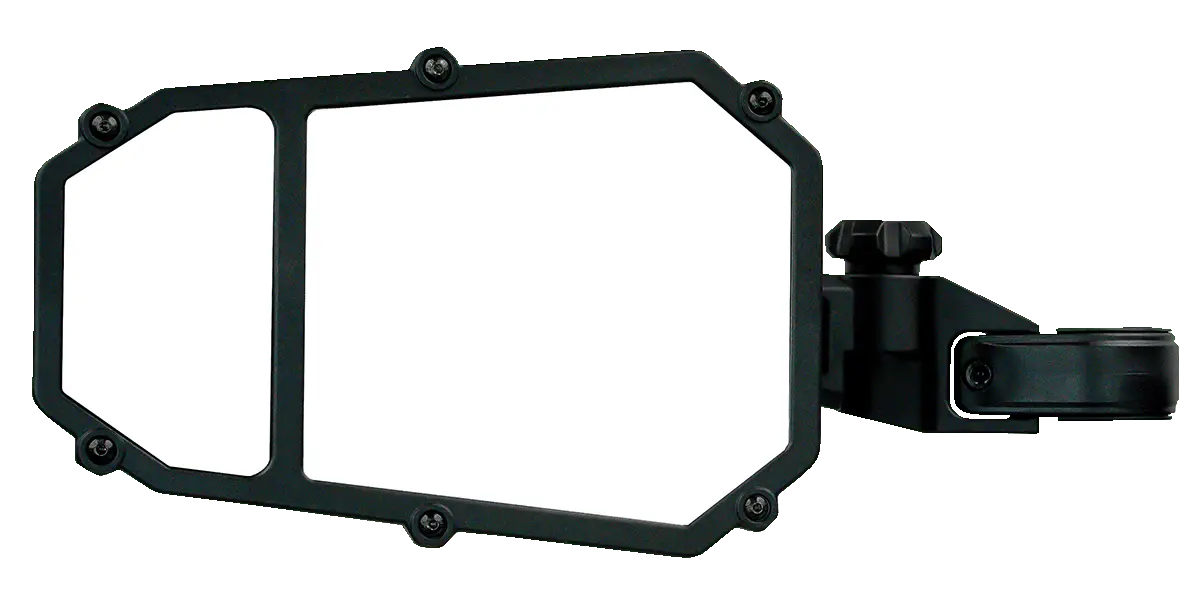 Moose Offroad Moose Offroad Mutvmir-Es2-Ccs Side View Octagon Mirror With Custom Clamp System In Black Mutvmir-Es2-Ccs 1