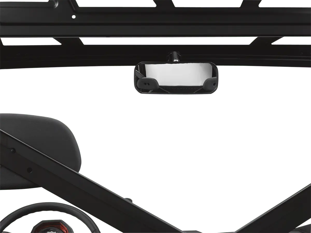 Moose Offroad Moose Offroad Pro-Fit Rear View Mirror - Rectangle Black 56-18054A For Polaris Utvs 56-18054A 1