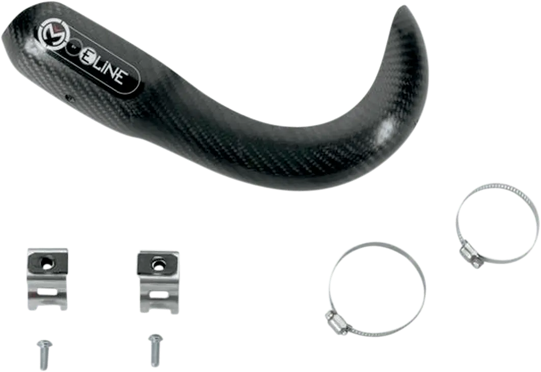 Moose Offroad Pipe Guard - Powerbomb Hpb250f | Lightweight Carbon Fiber Protection 1