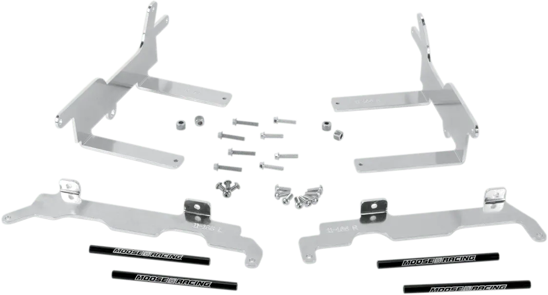 Moose Offroad Radiator Braces For Honda 11-166 - Heavy-Duty 4Mm Aluminum Protection 1