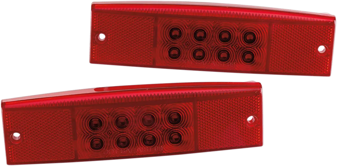 Moose Offroad Ranger Mid Led Taillights - Red - 100-2350-Pu 1
