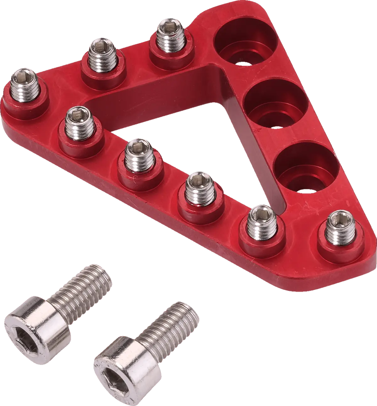 Moose Offroad Rear Brake Tip - Large Red 1610-0733 - Hammerhead Cnc & Forged Pedals 1