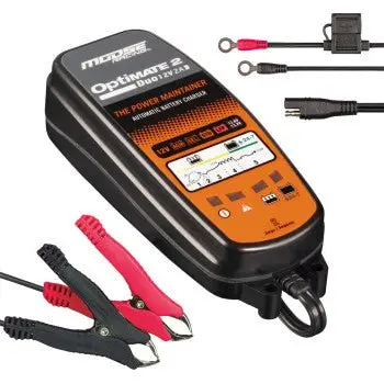 Moose Offroad Tm-555 Optimate 2 Duo Charger/Maintainer – The Ultimate Battery Charger 1