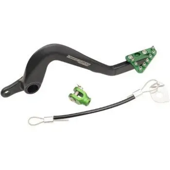 Moose Racing Brake Pedal - Green - 1610-0340 - 2021-2022 Kawasaki Kx250, And Kx250xc 2