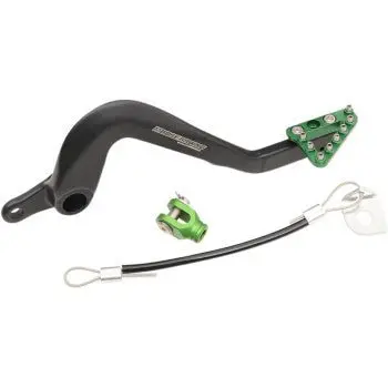 Moose Racing 1610-0547 Forged Brake Pedal Green 2001-2025 Kawasaki Kx85 Kx100 Kx112 1