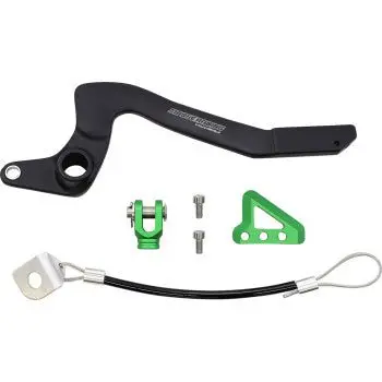 Moose Racing Brake Pedal - Green - 1610-0644 - 2000-2023 Kawasaki Kx65 2