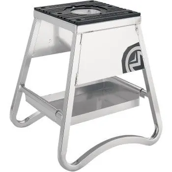 Moose Racing - Dirt Bike Stand - Aluminum - Silver Or Black - With Tool Tray 1