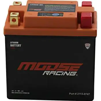 Moose Racing Lithium Ion Battery - 2113-0747 - Hutx14ahq-Fp - Kawasaki Klr650 1
