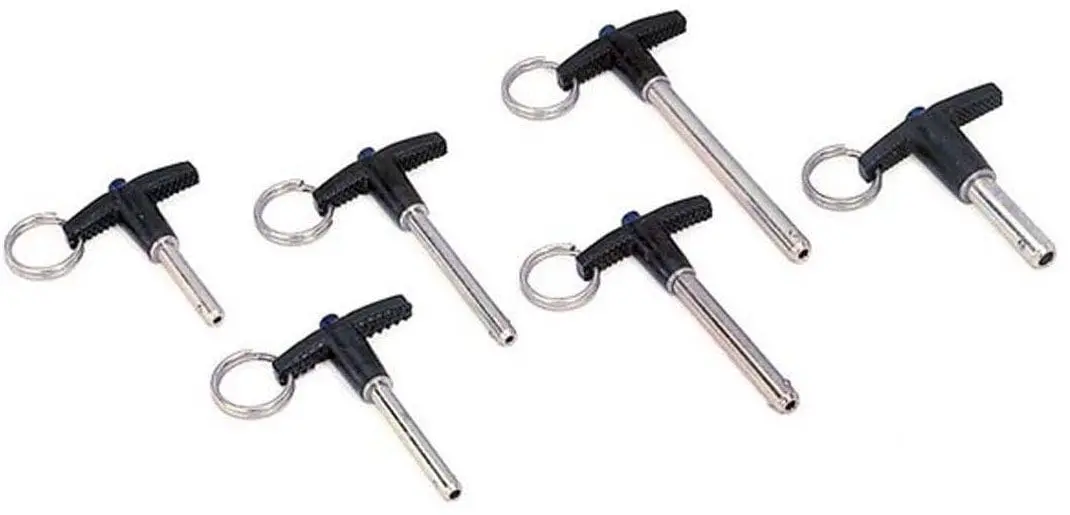 Stainless Steel Quick-Release Pins With Spring-Loaded Retention 1