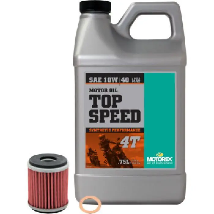 Motorex 311243 Oil Change Kit 10W-40 Full-Syn 2019-2026 Yamaha Yz250f/Fx 2