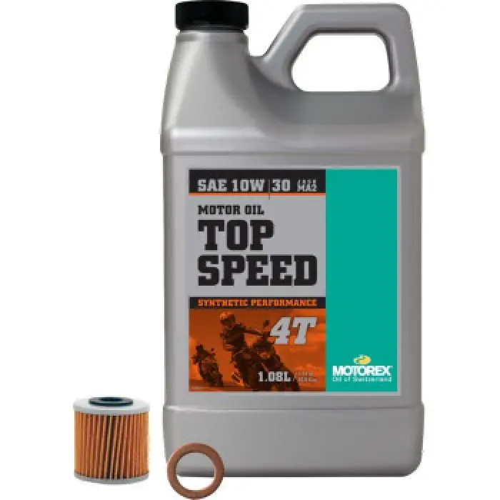 Motorex Oil Change Kit Crf250r/Rx 2018-2025 10W30 Exact Fill - 1.08L - 311249 1