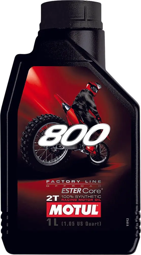 Motul 800 2T Pro Racing - 2 Stroke Oil - Premix - 104038 - 1 Liter 1