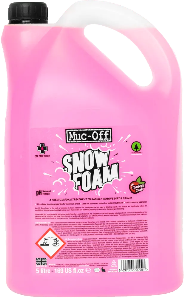 Muc-Off Snow Foam Moto Wash 5 Lt / 169 Fl. Oz. - 709Us - Dirt Bike, Atv And Utv 1