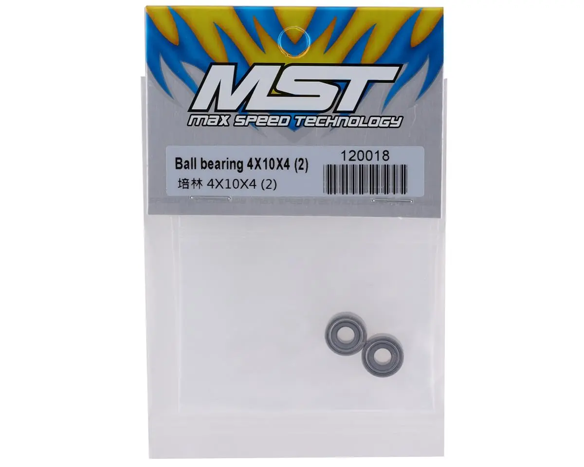 Mst 4X10x4mm Ball Bearing (2) - Mxs-120018 2