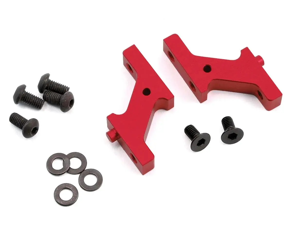 Mst Fxx-D Aluminum Vertical Low Profile Servo Mount (Red) - Mxs-210222R 1