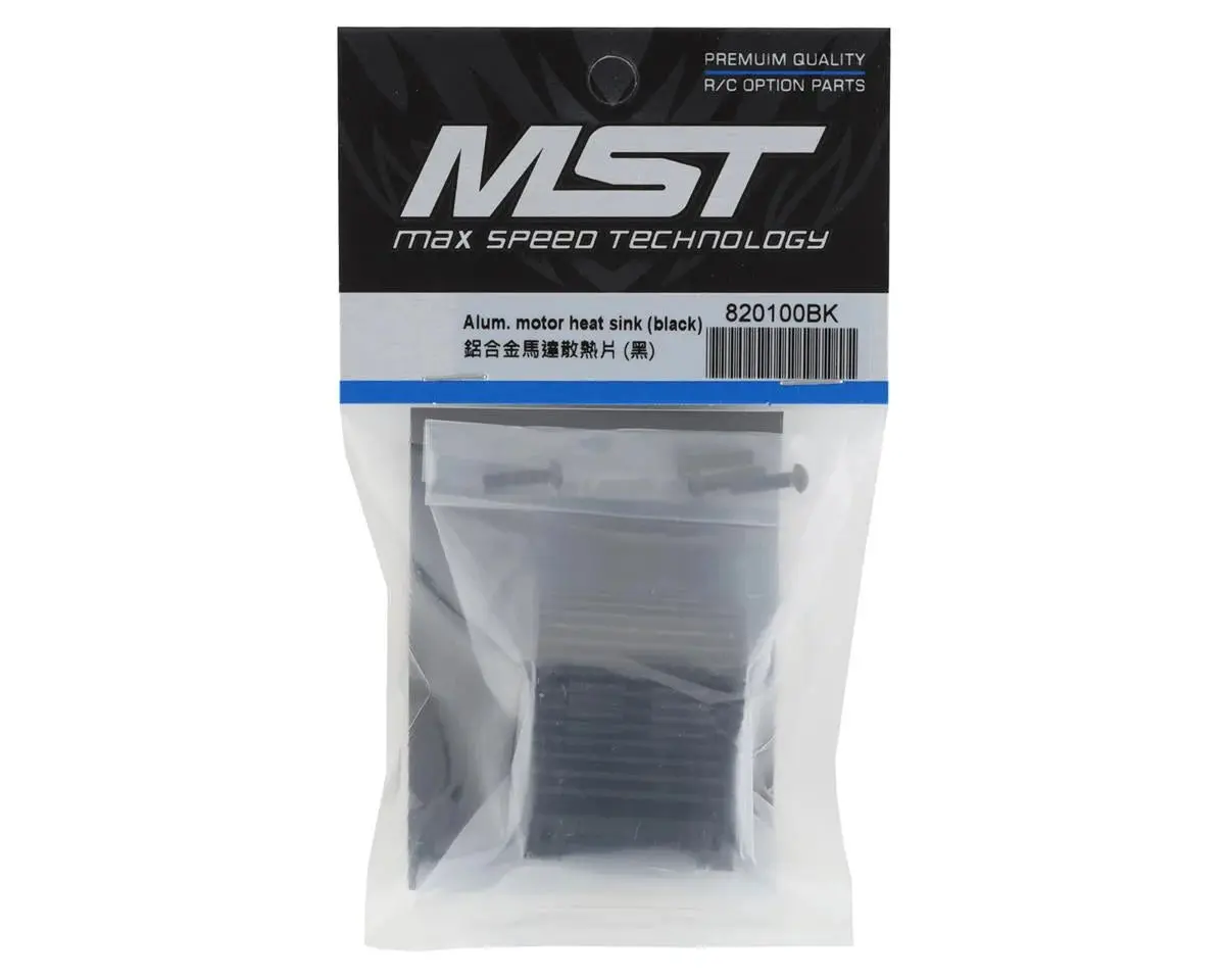 Mst Aluminum 540 Motor Heat Sink (Black) - Mxs-820100Bk 2