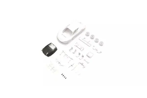 Kyosho Mclaren 720S Gt3 White Body Set (W/Rims) 1