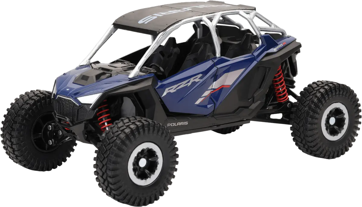 New-Ray New-Ray - 1:18 Scale Polaris Rzr Pro R4 Rock Crawler Azure Crystal - Fits Select Off-Road Vehicles 58466A 1