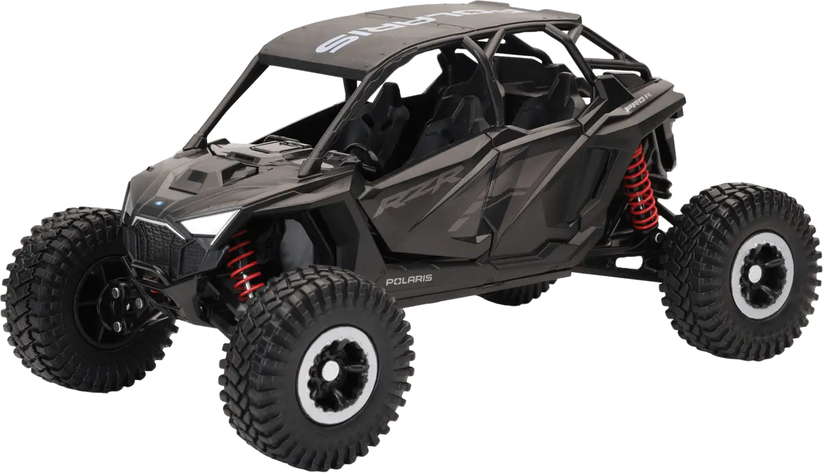 New-Ray New-Ray - 1:18 Scale Polaris Rzr Pro R4 Rock Crawler Stealth Black - Part 58466B - Fits Universal 58466B 1