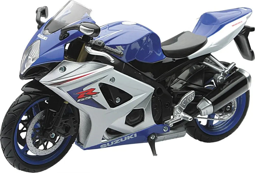 New-Ray New-Ray - Replica 1:12 Super Sport Bike 2008 Suzuki Gsx-R1000 Blue - Fits Motorcycle Collectors 57003A 2