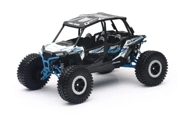 New-Ray New-Ray - Replica 1:18 Utv Polaris Rzr 4 Turbo Rc - White - Fits Various Utv Models 57976A 1