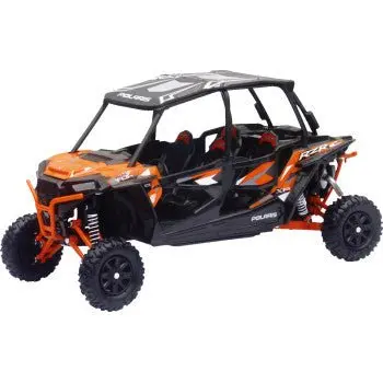 New Ray Toys - Mini Polaris Rzr Xp 4 Turbo Eps - 1:18 Scale - Spectra Orange - 57843A 1