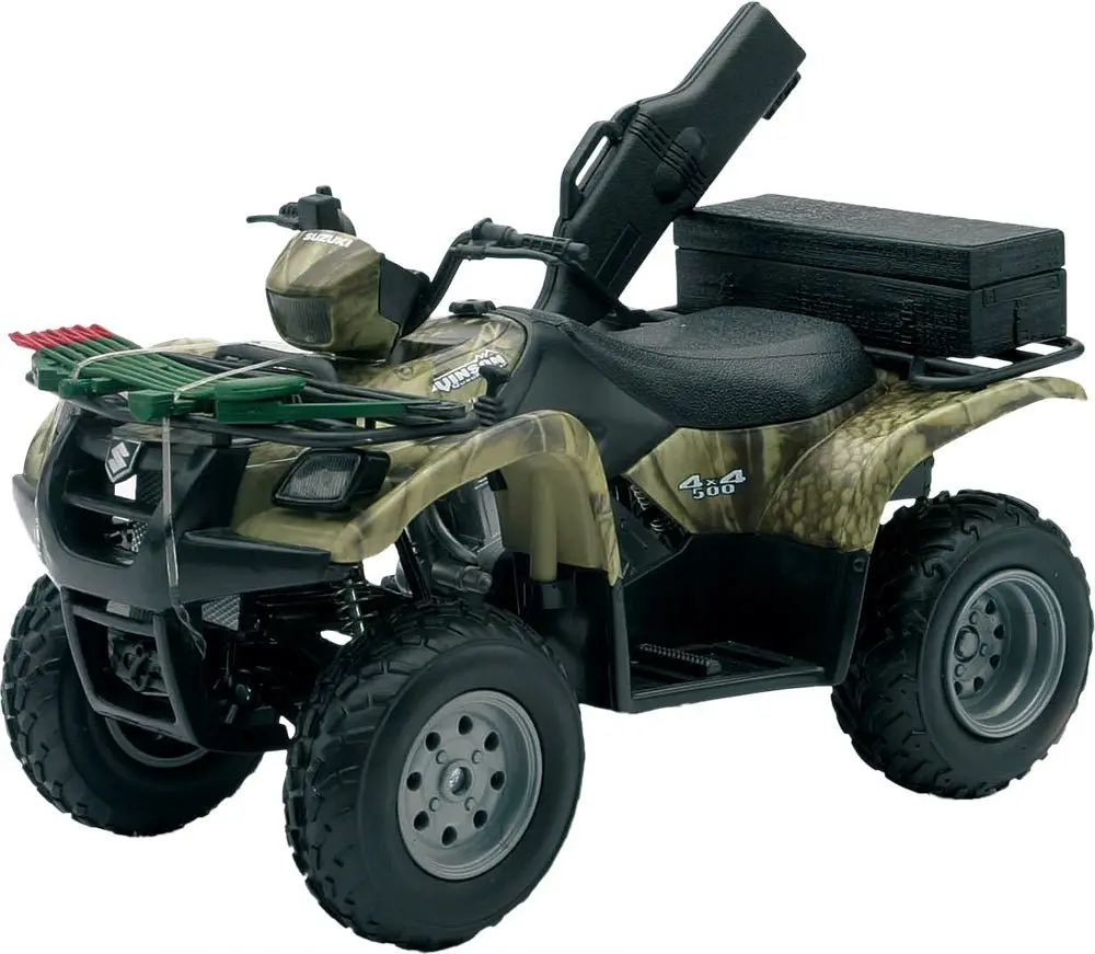 Newray Toys Newray Toys - 1/12 Suzuki Vinson Auto 500 4X4 Camo Atv - Fits Various Miniature Models 42903A 2