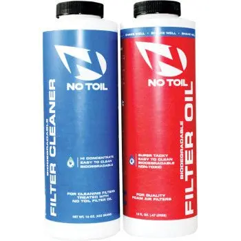 No Toil Biodegradable Air Filter Oil & Cleaner Maintenance Kit - Liquid 1