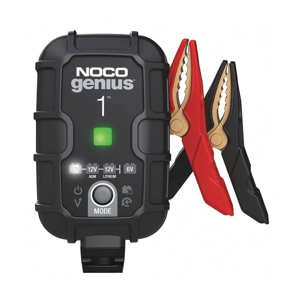 Noco Genius1 1A Smart Charger 6V/12V Lead-Acid & Lithium 1