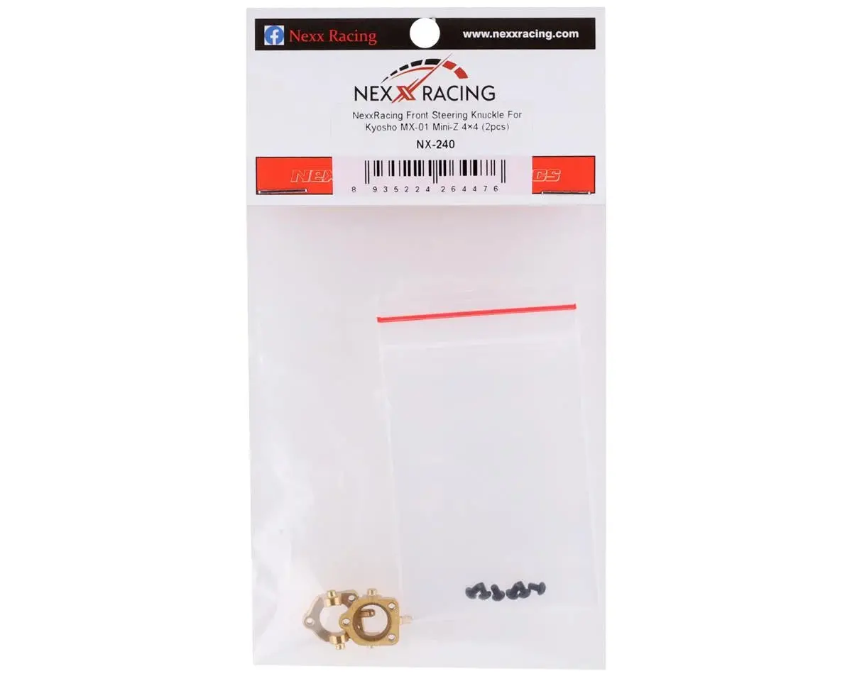 Nexx Racing Brass Front Steering Knuckle (2) - Nx-240 2