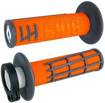 Odi Emig 2.0 - V2 Lock-On Grip - H36e2oh - Orange/Graphite 1