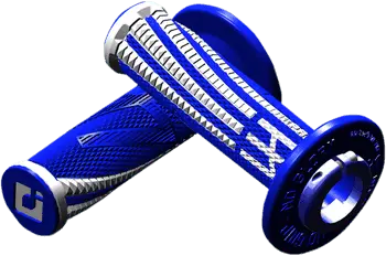 Odi Emig Pro V2 Lock-On Grips Blue/White - H36epuw 1