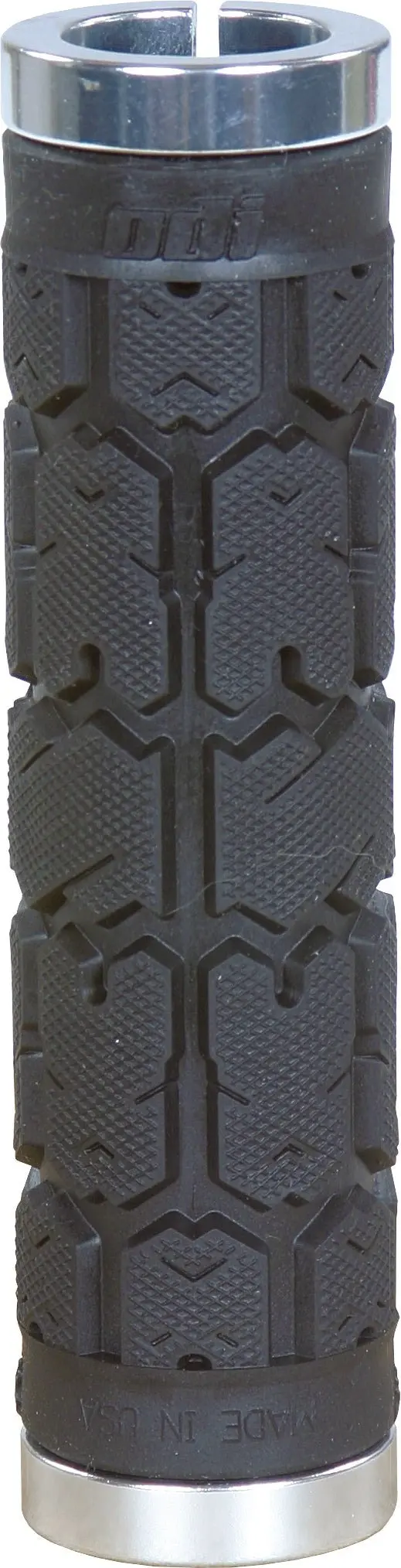 Odi L31rgb-S Rogue No Flange Lock-On Grips 130Mm Black/Silver Atv Pwc 1