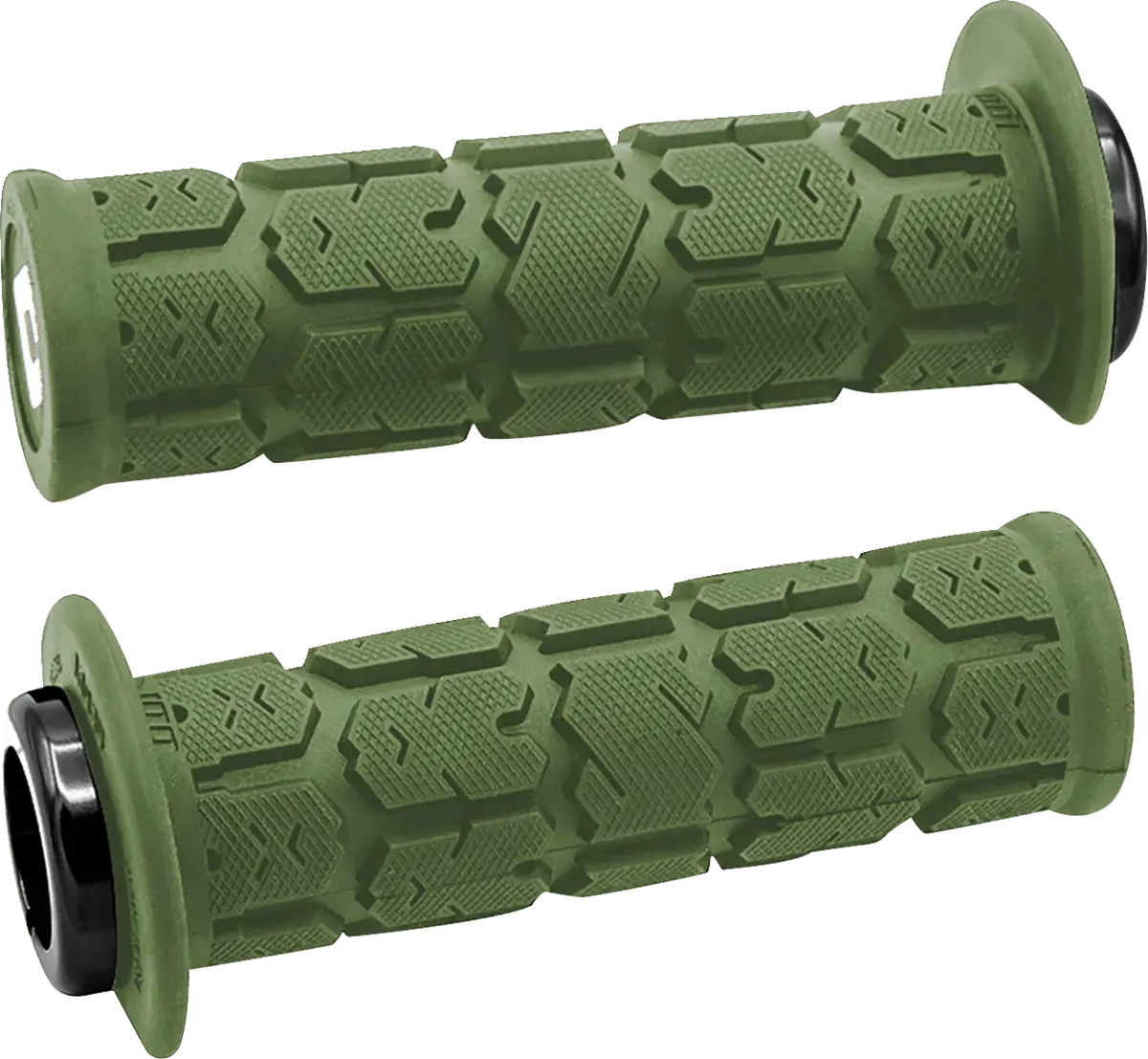 Odi Rogue 2.1 Lock-On Handlebar Grips - Green/Black - J33rgag-B 1