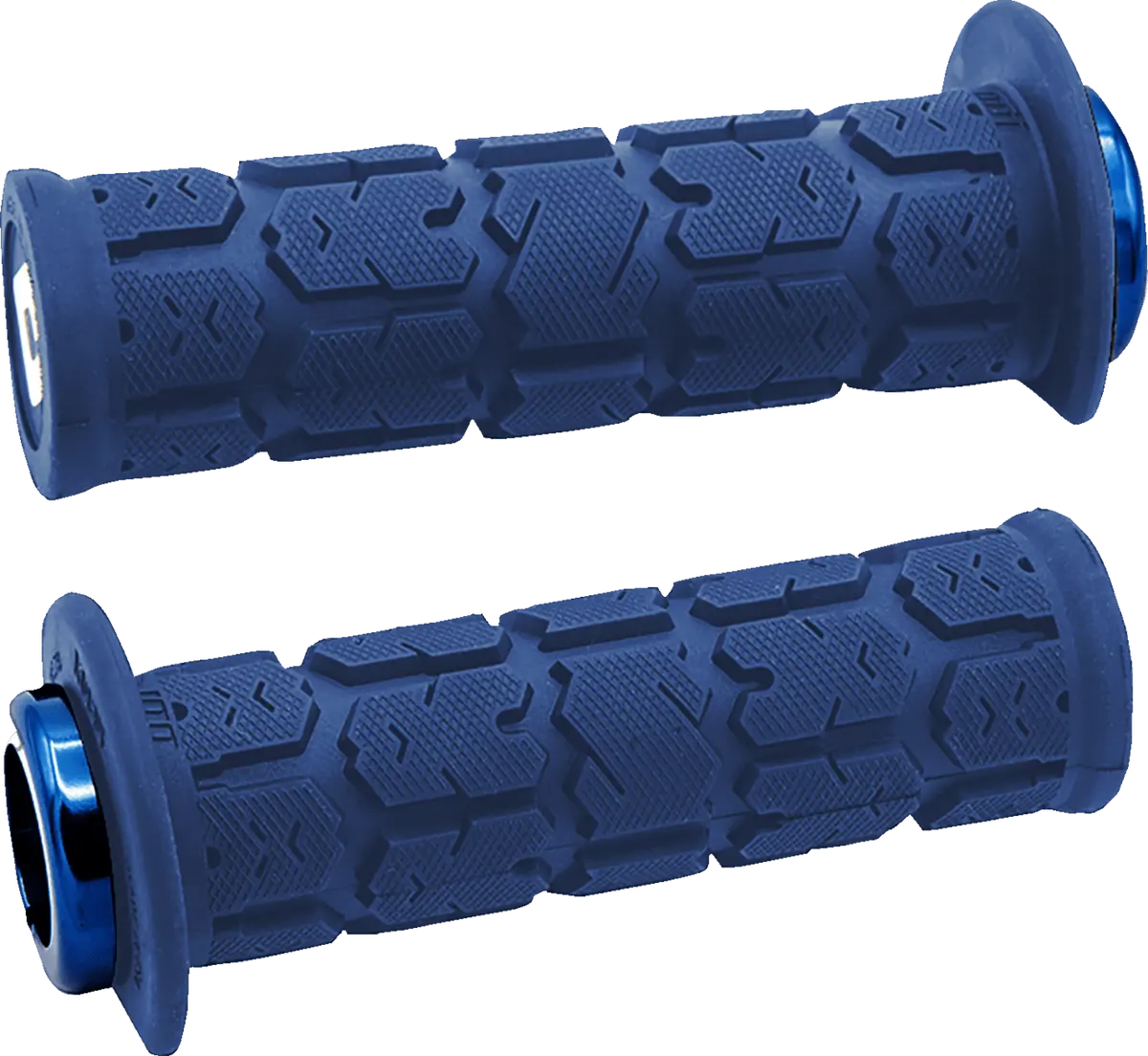 Odi Rogue 2.1 Lock-On Grips For Atv And Pwc - Blue/Blue -  J33rgdu-U 1