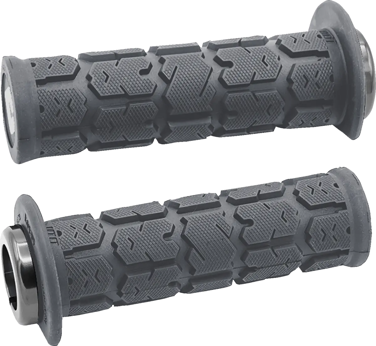 Odi Rogue 2.1 Lock-On Grips For Atv & Pwc - Graphite/Silver - J33rgh-S 1