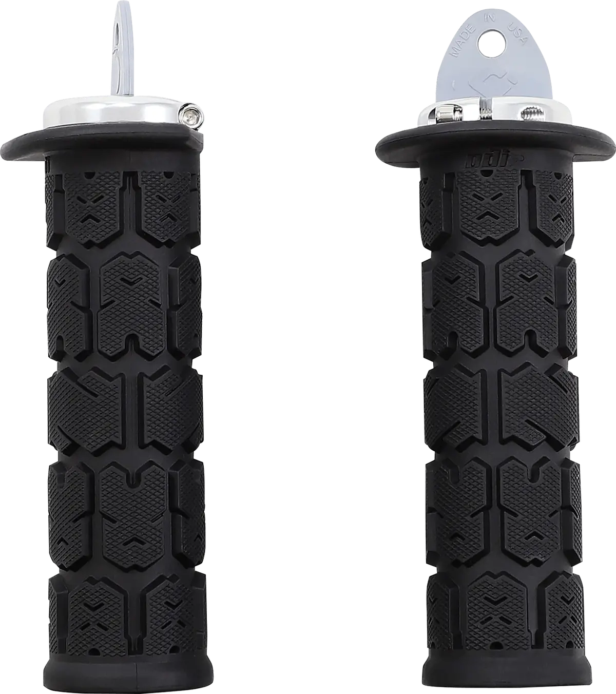 Odi Rogue Atv/Pwc Grips - Black/Silver - J33rgb-S 1