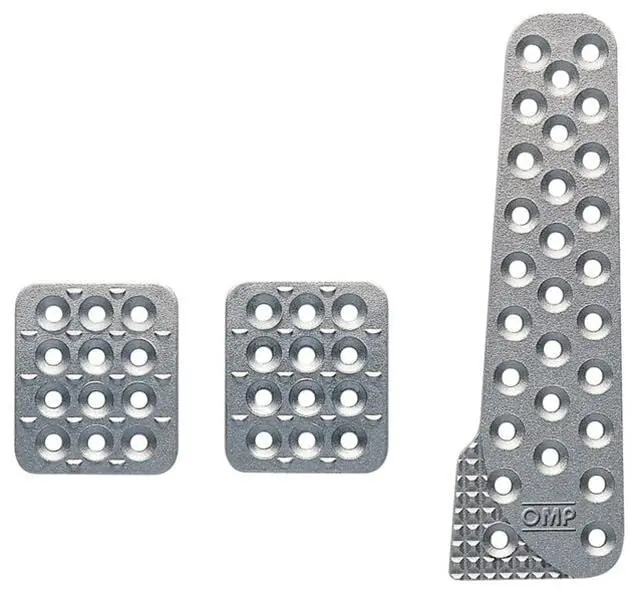 Omp Racing Aluminum Pedal Set With Adjustable Footrest – Oa/1020 1